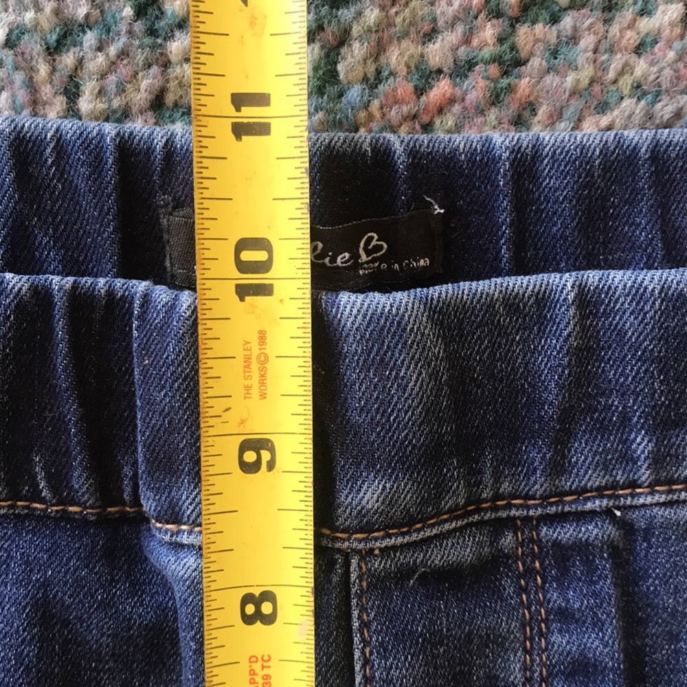 Charlie B Pull-on Skinny Denim Jeans, Raw Hem - Picture 14 of 15